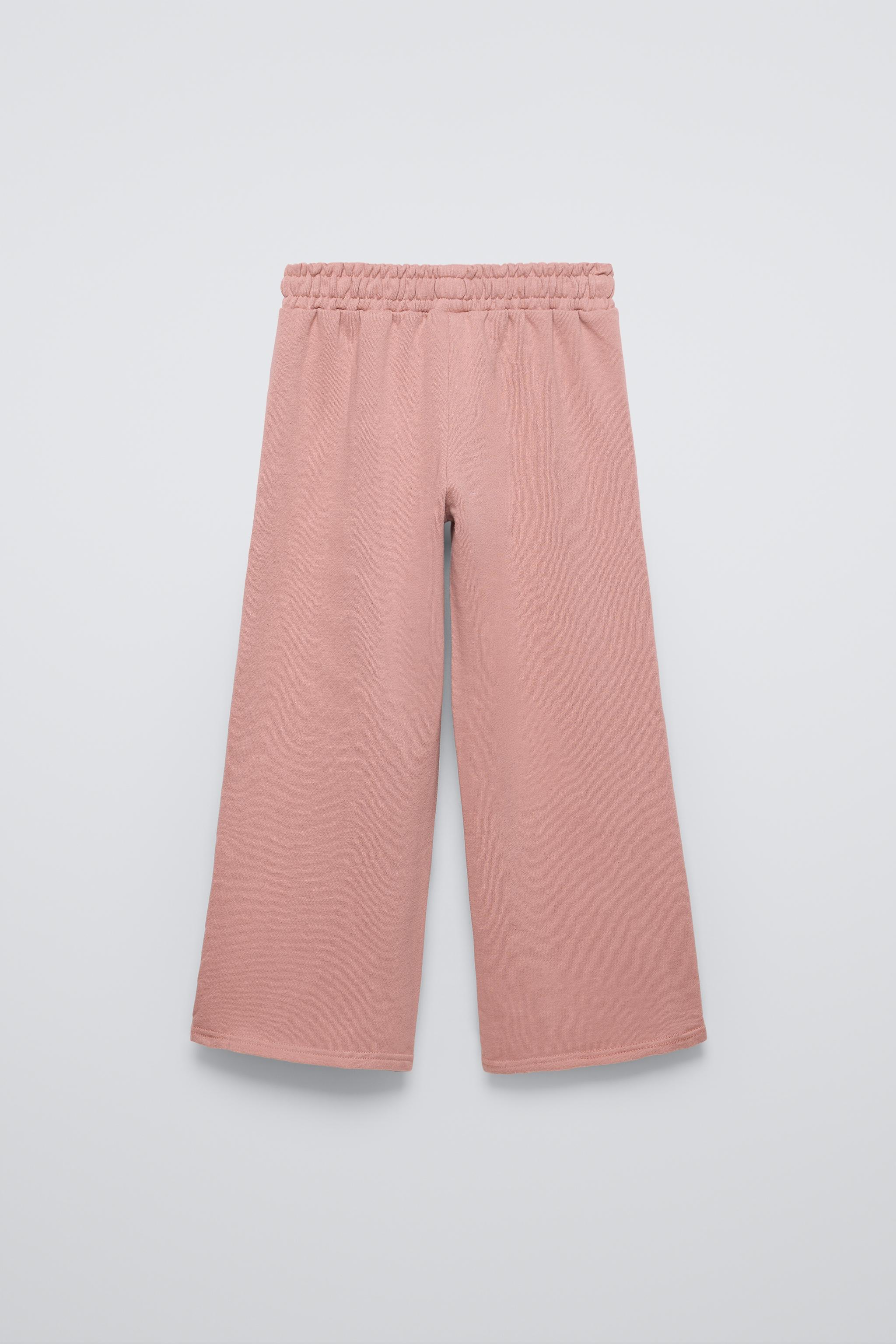 SWEATSHIRT AND WIDE LEG PLUSH PANTS MATCHING SET - Blue gray
