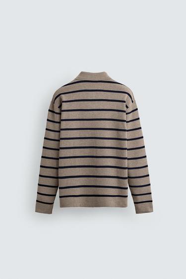 POLO PUNTO SOFT - Arena / Azul de Zara