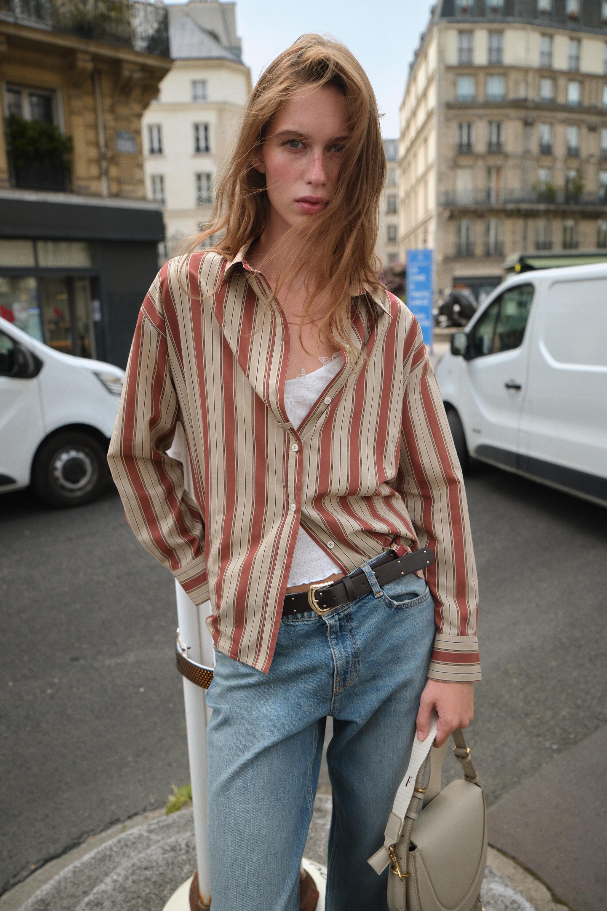ストライプシャツ – レディース | ZARA 日本