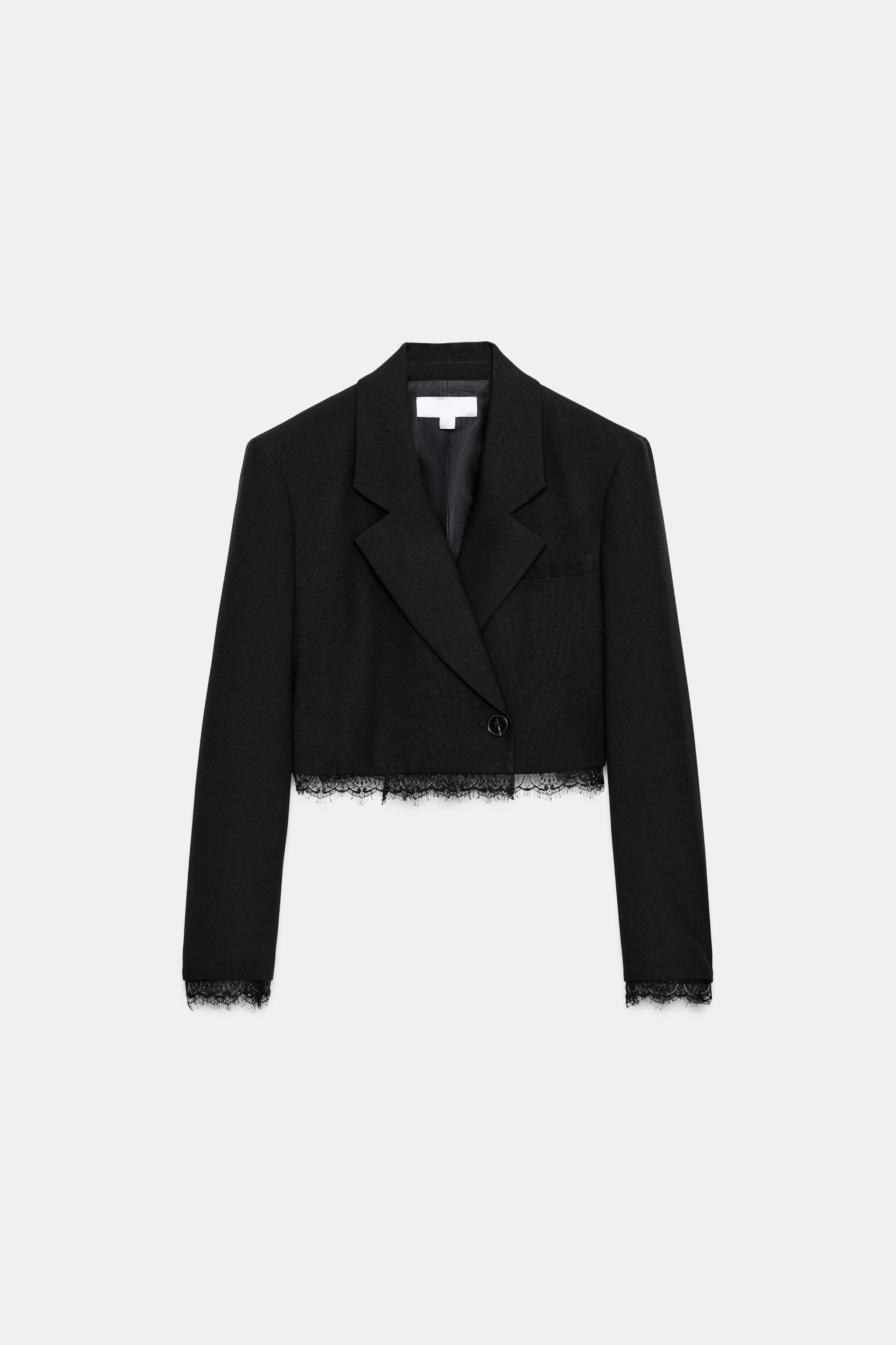 SHORT LACE BLAZER