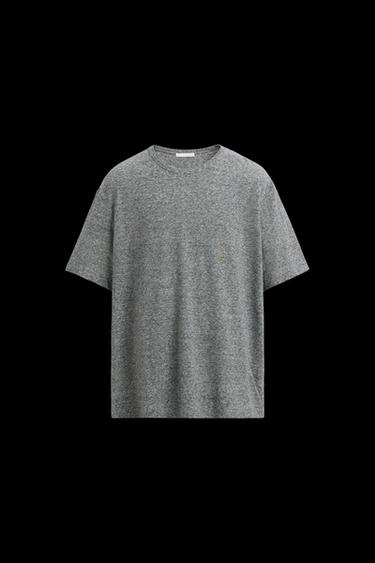 STRIPED COTTON - LINEN T-SHIRT - striped by Zara - Image 0