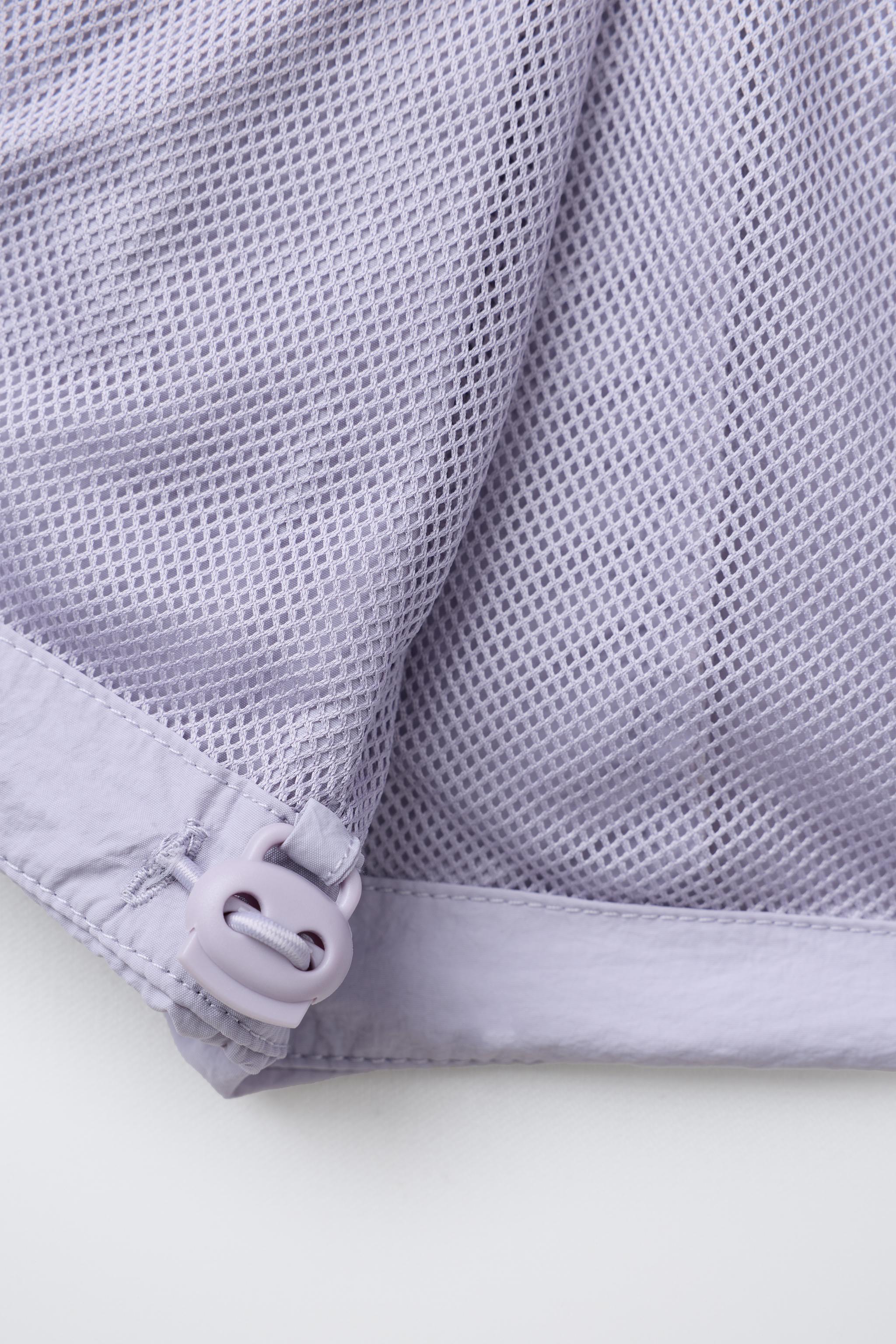 NYLON JACKET WITH CONTRAST PIPING