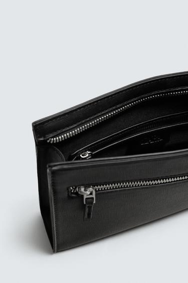 SAC ENVELOPPE TEXTURÉ - Noir de Zara - Image 5