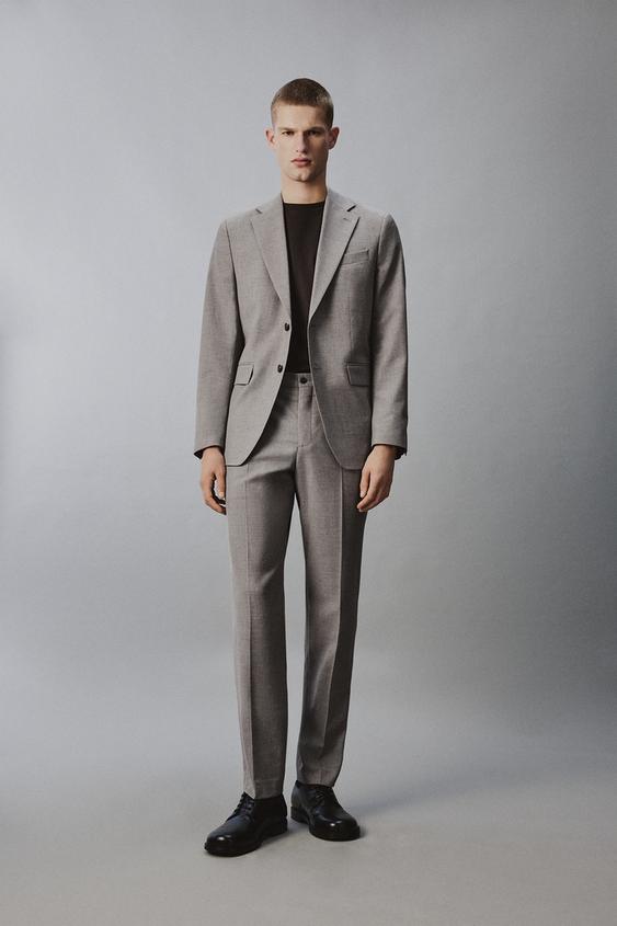 REGULAR FIT TEXTURED SUIT JACKET from Zara - $169
