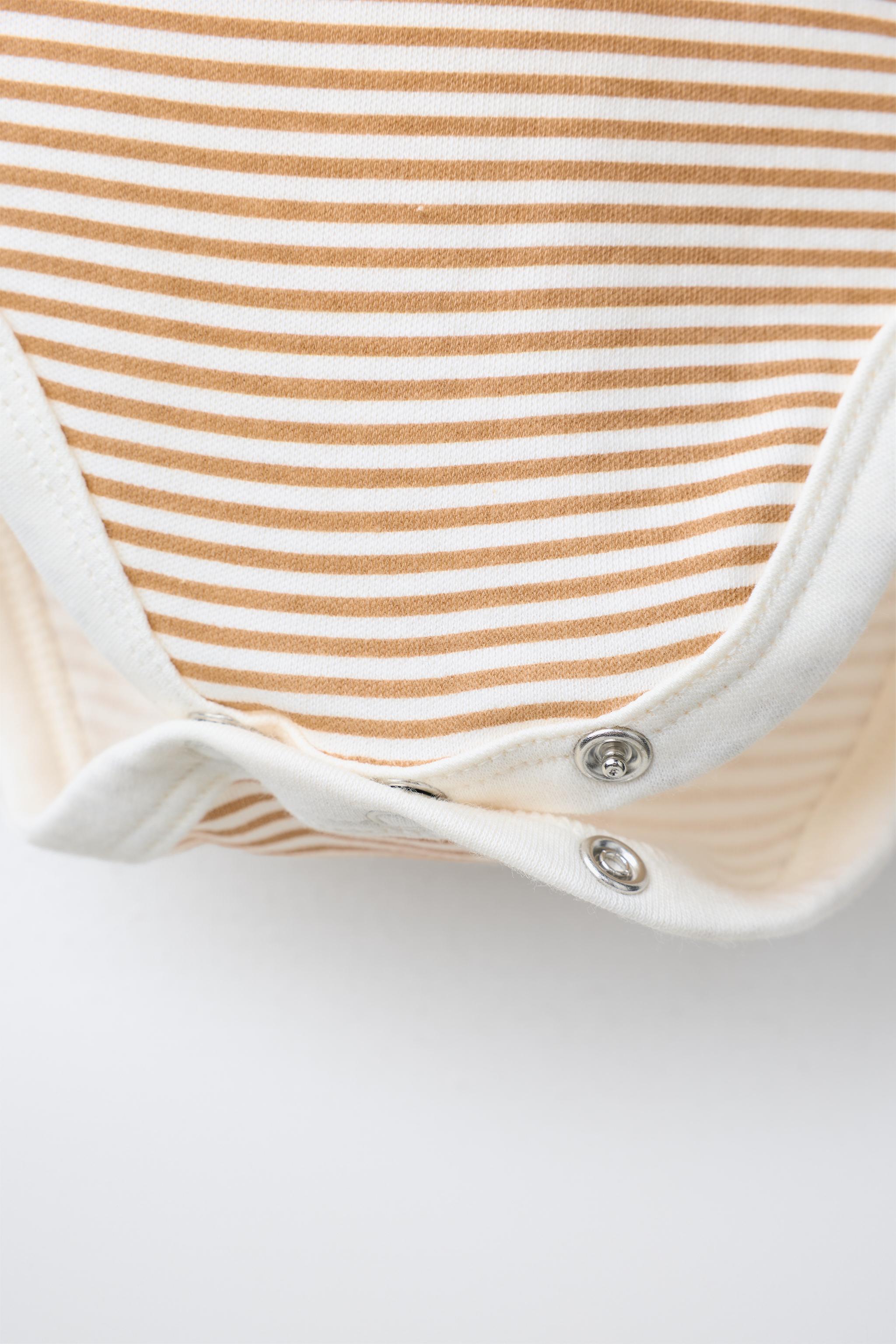 5-PACK STRIPED BODYSUSITS