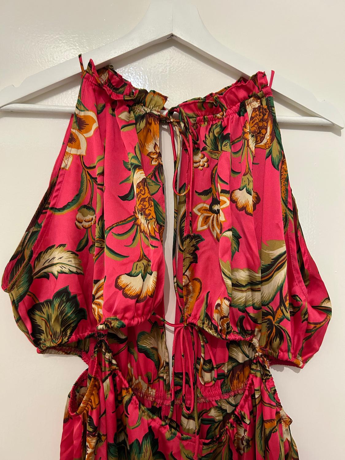 PRINTED JUMPSUIT WITH CUT-OUT DETAIL - Image 3