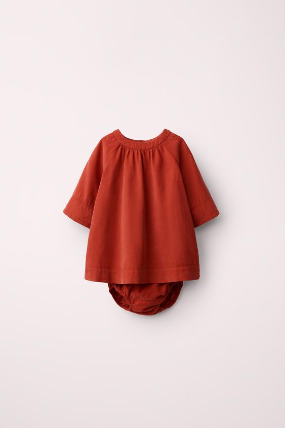 CREATED BY CARAMEL LONDON X ZARA ワンピース＆ブルマレッド/オレンジ0ZaraのCREATED BY CARAMEL LONDON X ZARA ワンピース＆ブルマ - レッド/オレンジ - 画像 0