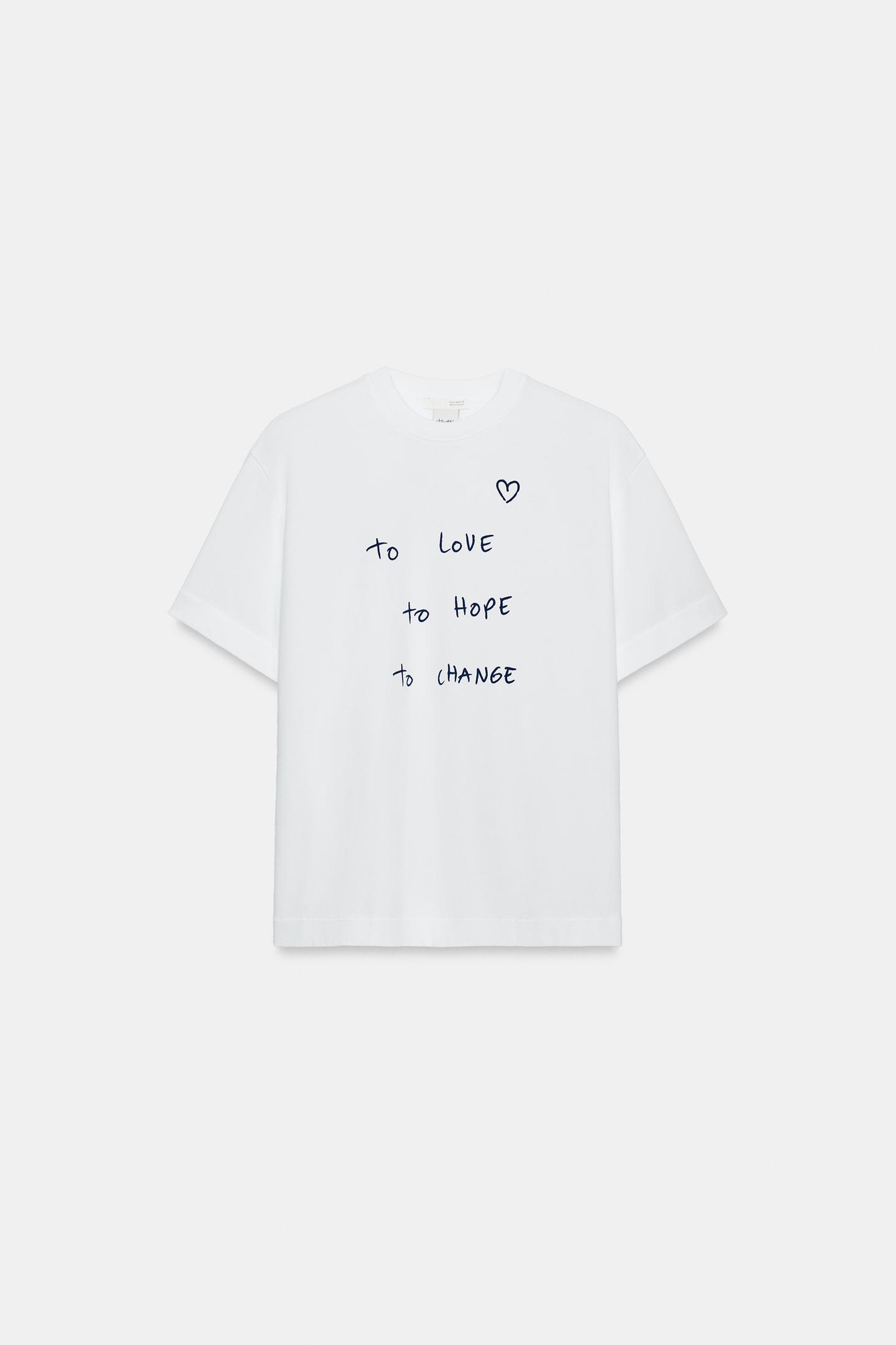 Женская футболка Zara Thomas LelÚ Text, цвет: Белый — фото 4