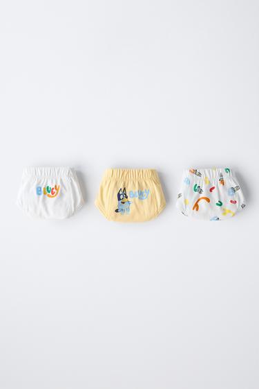 Zara 2-6 YEARS/ THREE-PACK OF BLUEY © LUDO STUDIO BRIEFS - White