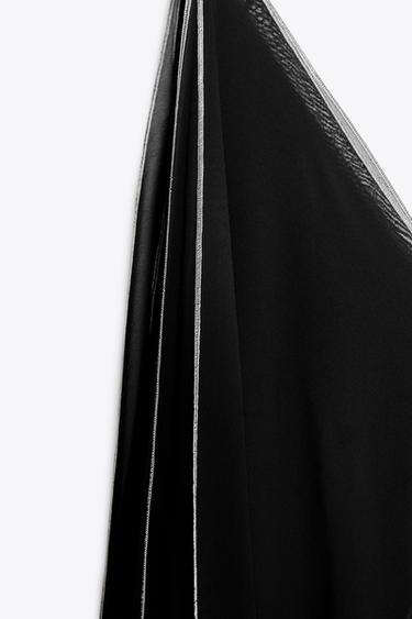 TOP ASYMÉTRIQUE ZW COLLECTION - Noir de Zara - Image 4