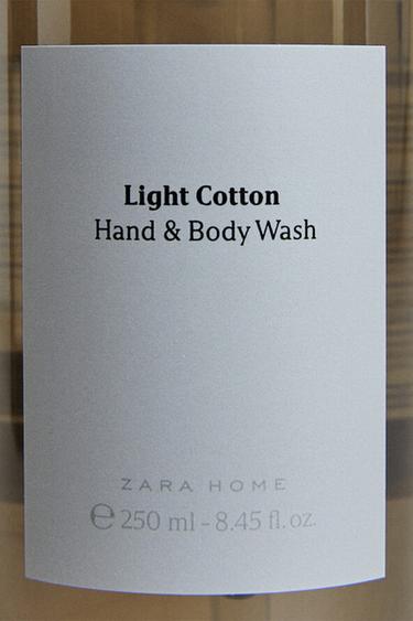 (250 ML) SAVON LIQUIDE POUR LES MAINS LIGHT COTTON - blanc de Zara - Image 4