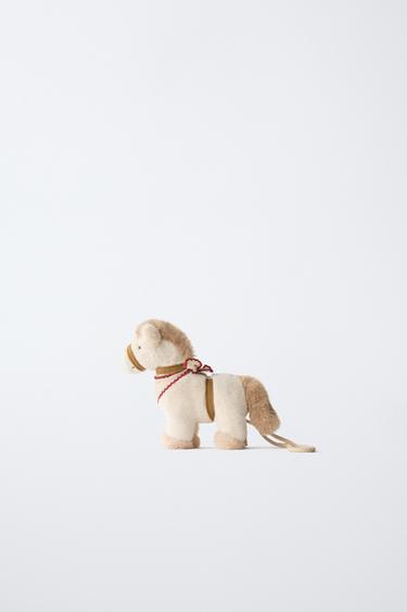 SHEEPSKIN PONY BAG - Ecru White by Zara - Image 4