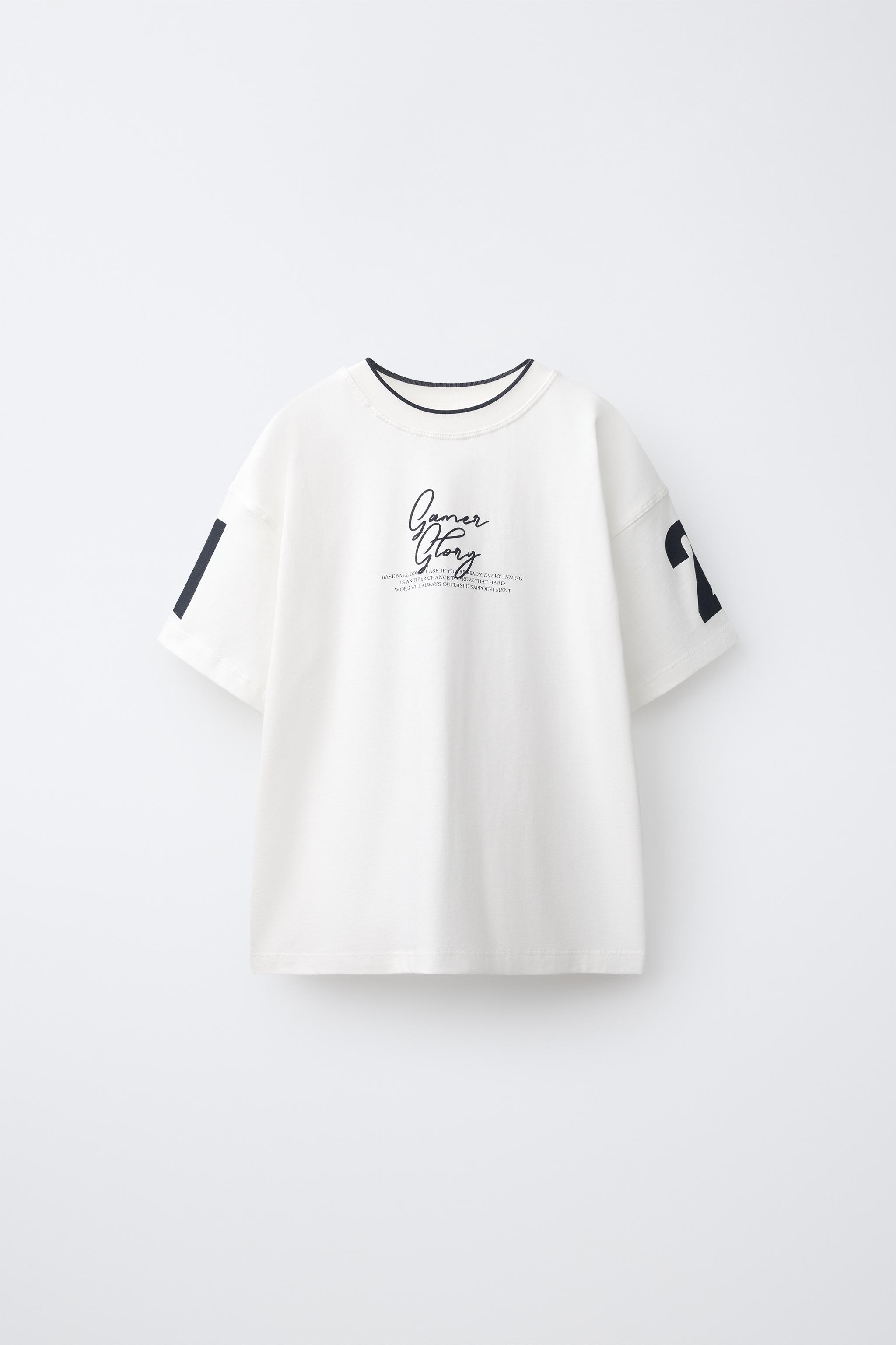 BASEBALL PRINT T-SHIRT