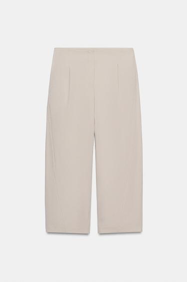 BALLOON TROUSERS - Mid-ecru by Zara - Image 0