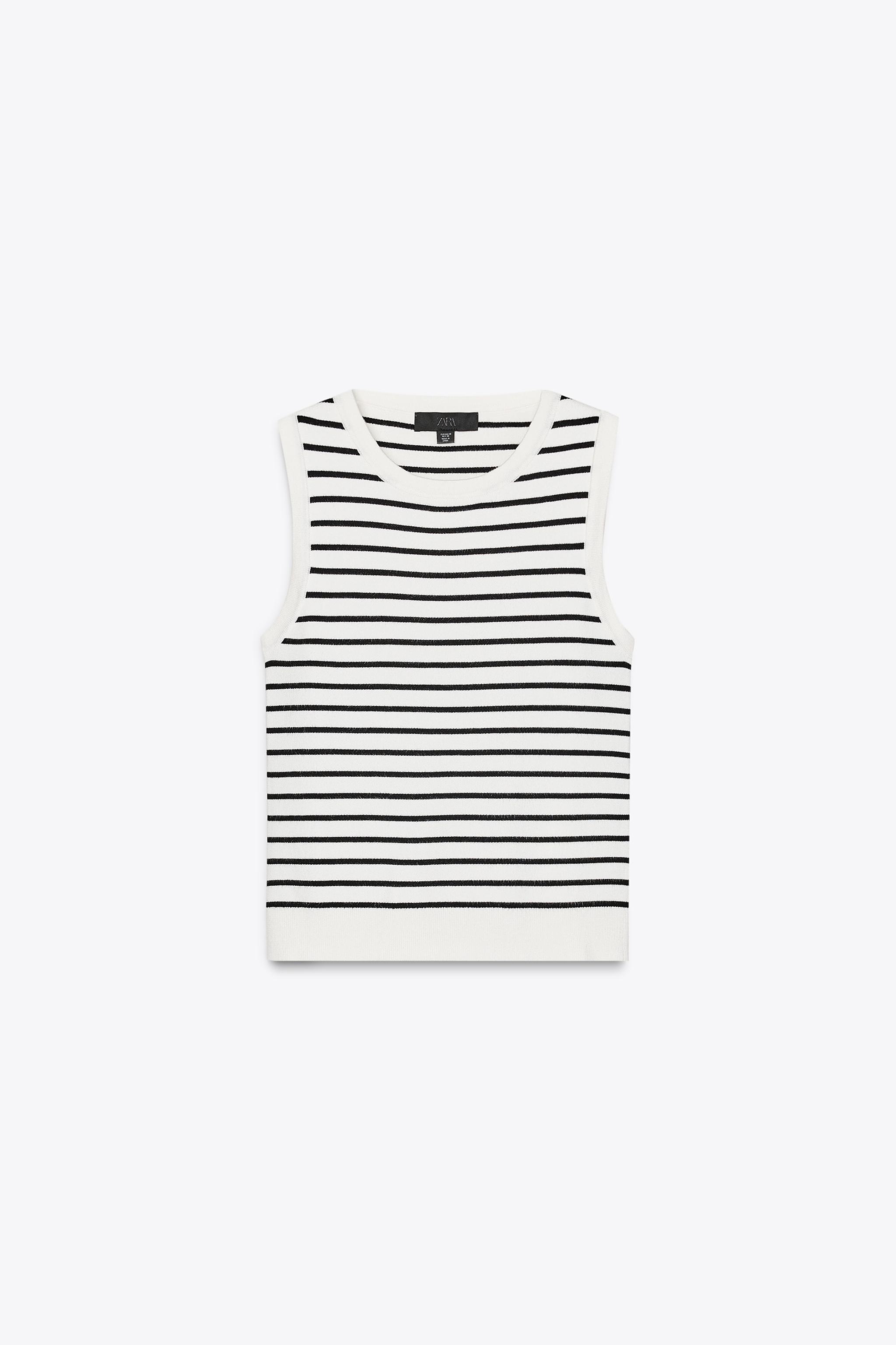STRIPED KNIT TOP - striped | ZARA United States