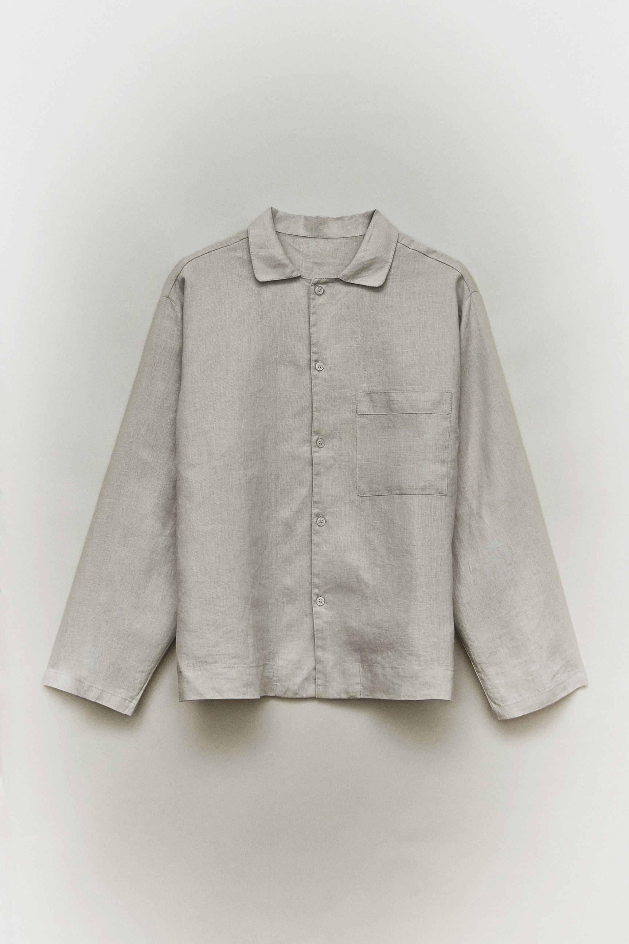 LINEN SHIRT WITH POCKET