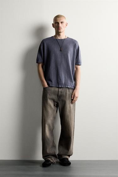 SAMARRETA DE PUNT AMB TEXTURA IRREGULAR - Blau tint de Zara