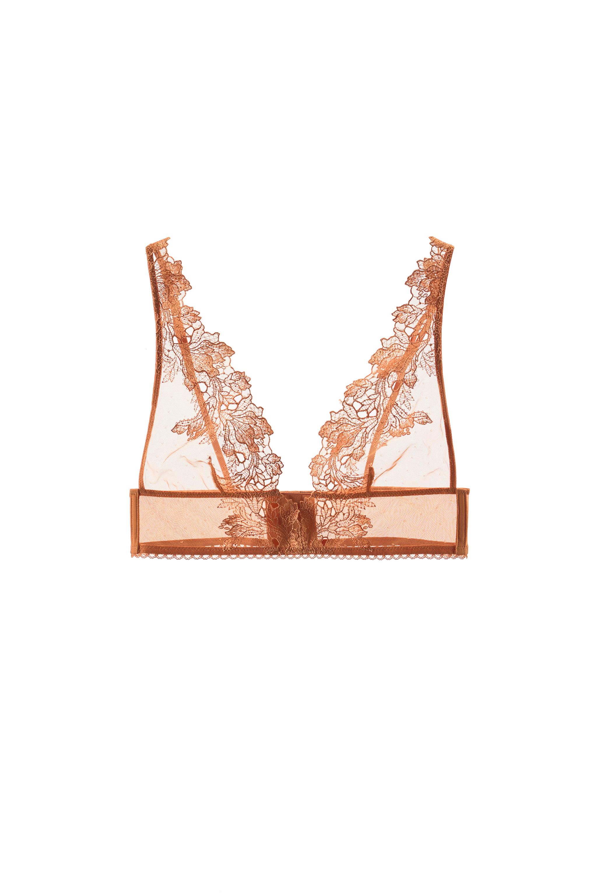 SOUTIEN-GORGE TRIANGLE MESH DENTELLE