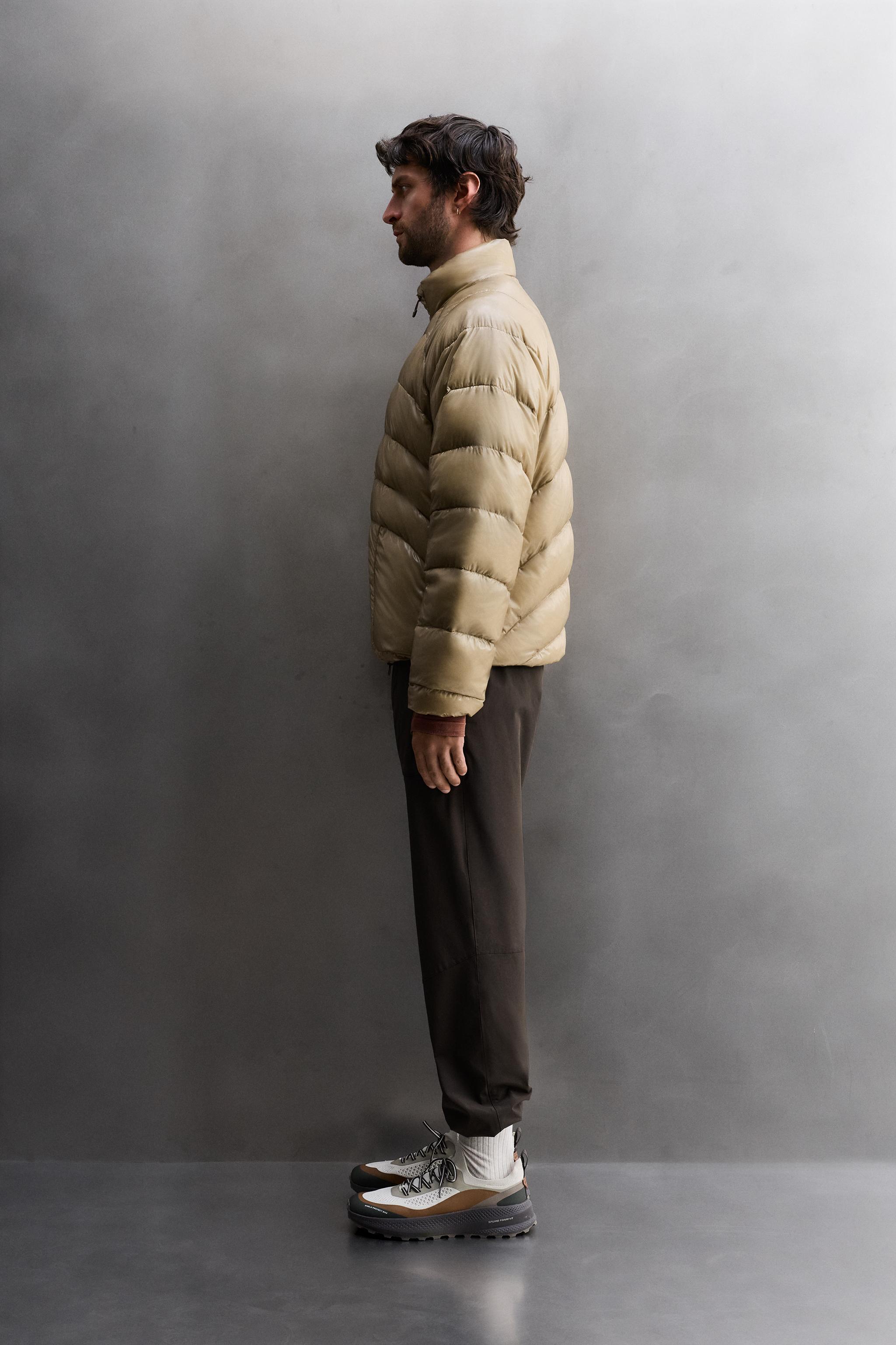 VESTE DOUDOUNE PLIABLE MÉLANGE DE DUVET