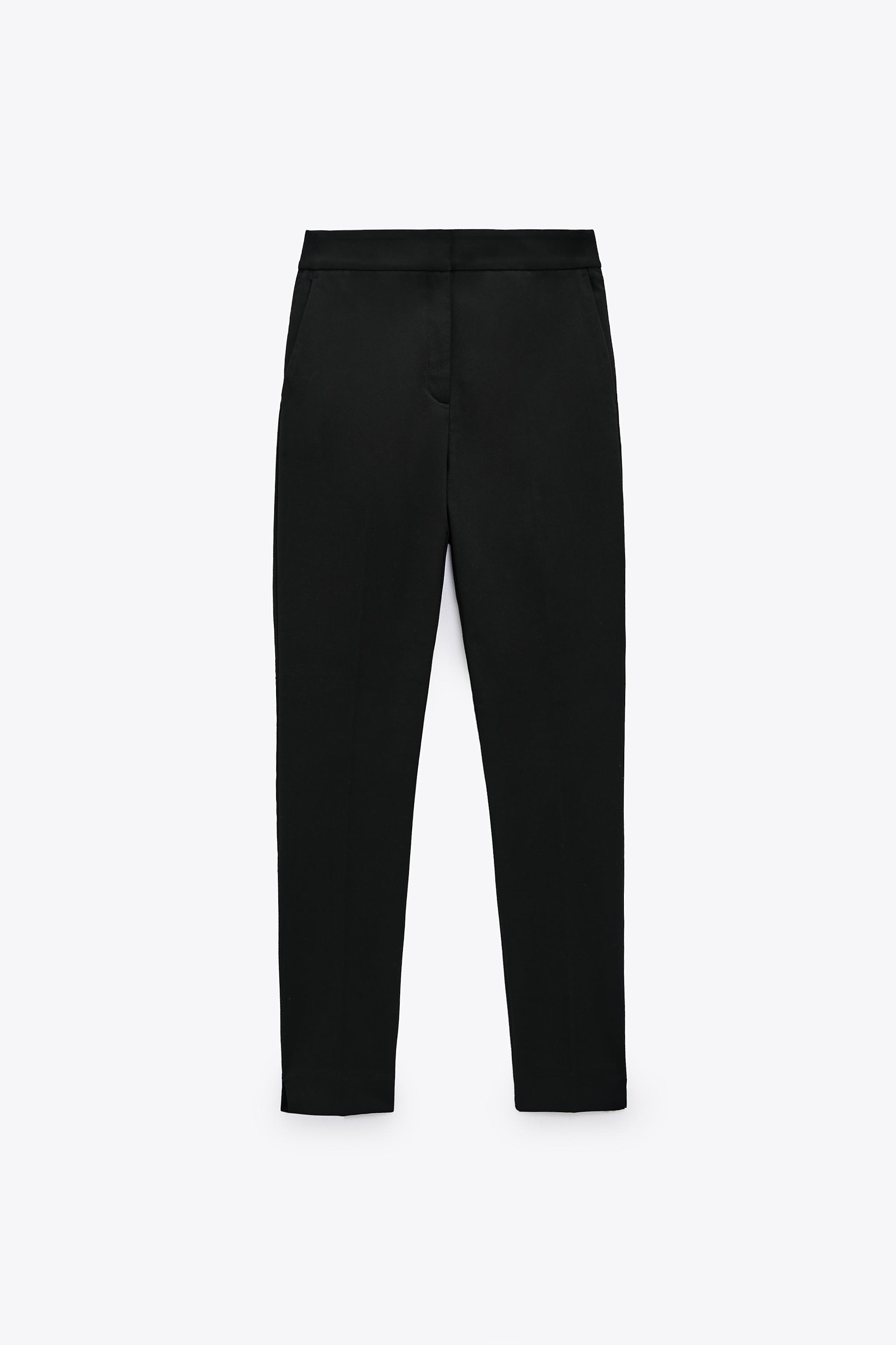 JOGGER WAIST TROUSERS - Oyster-white