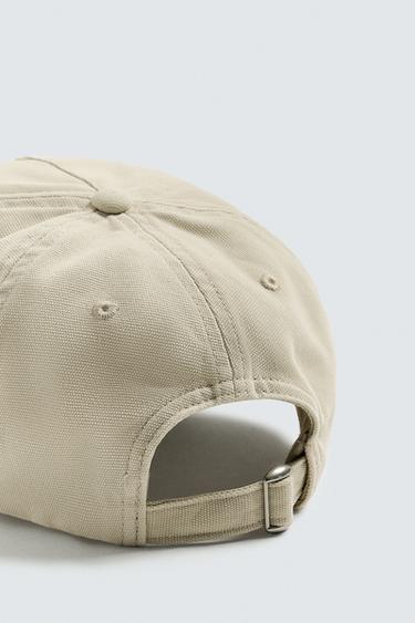COMBINED EMBROIDERY CAP - Ecru by Zara - Image 5