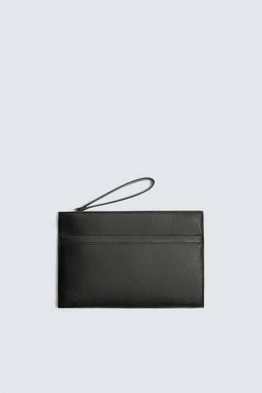 CONTRAST CLUTCH BAG - Black by Zara