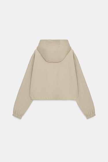 BLOUSON BALLON À CAPUCHE - Écru moyen de Zara - Image 11