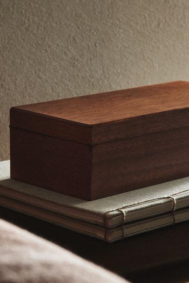 Zara WOODEN WATCH BOX - Brown