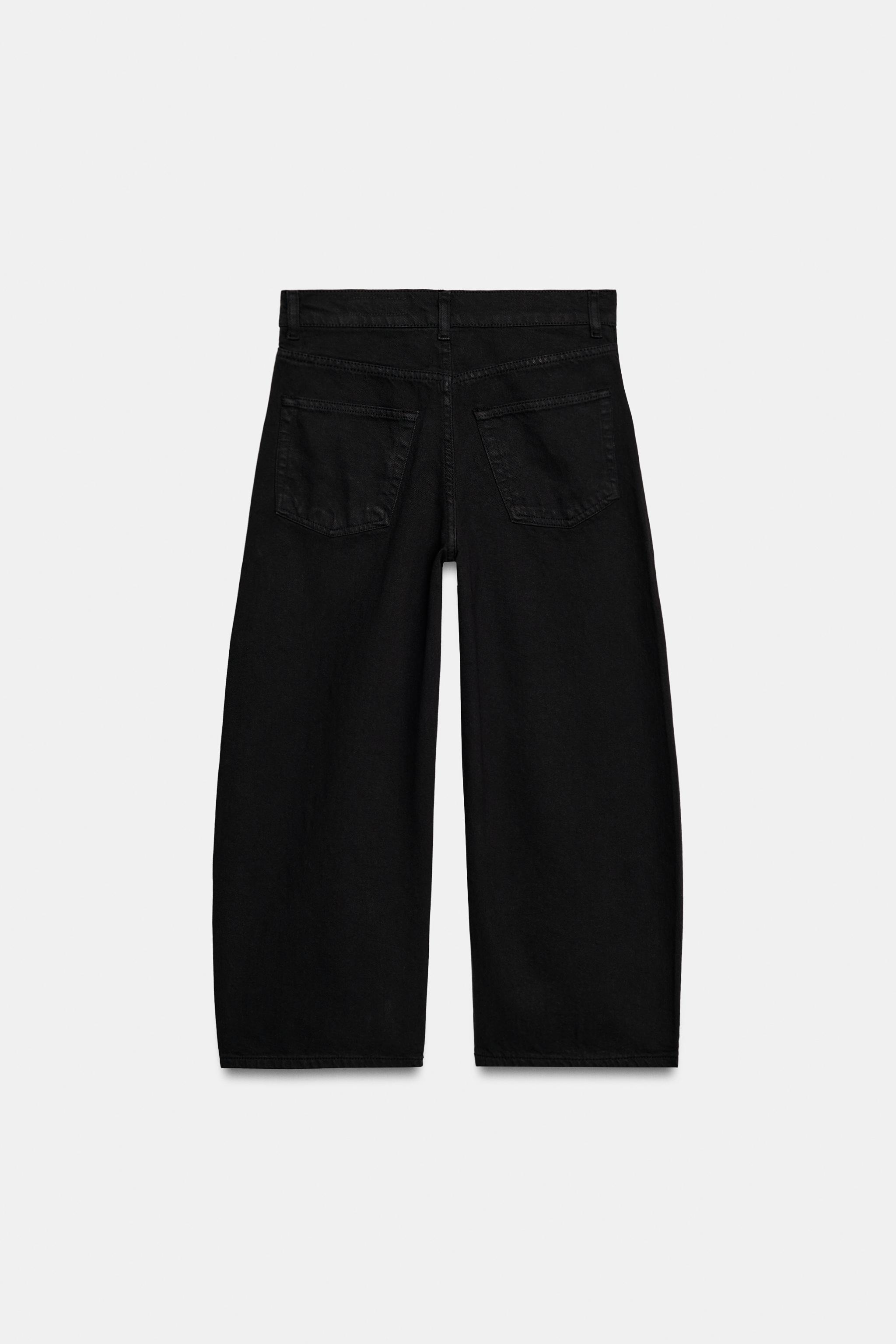 ZW COLLECTION MID-RISE CAPRI BALLOON JEANS