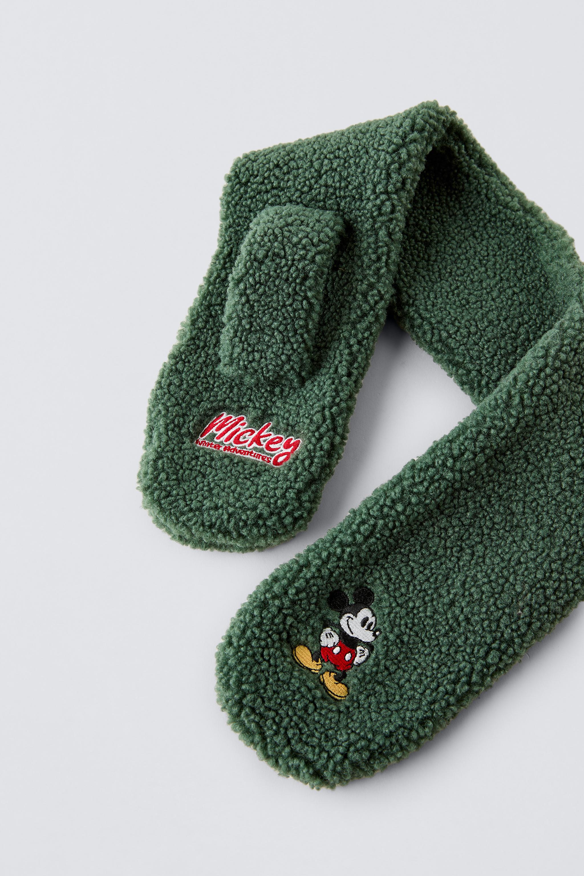 Disney Zara ミッキー マフラーザラ限定
