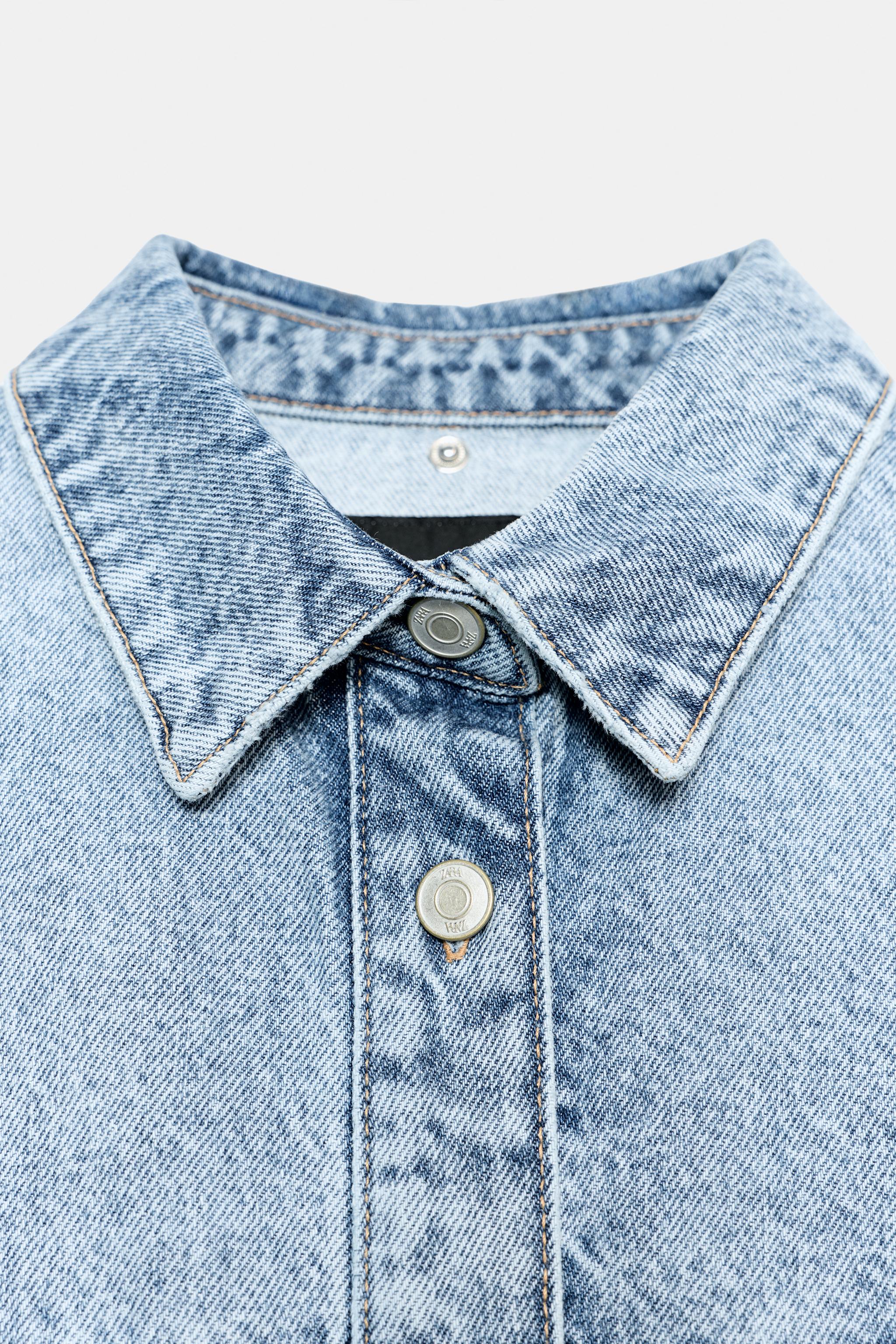 BLOUSON Z1975 EN DENIM OVERSIZE À CAPUCHE