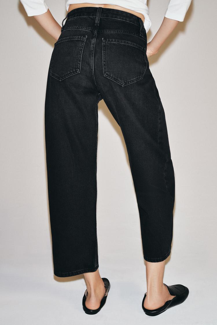 Jeans ZW Collection de tiro medio y corte relajado hasta el tobillo 3