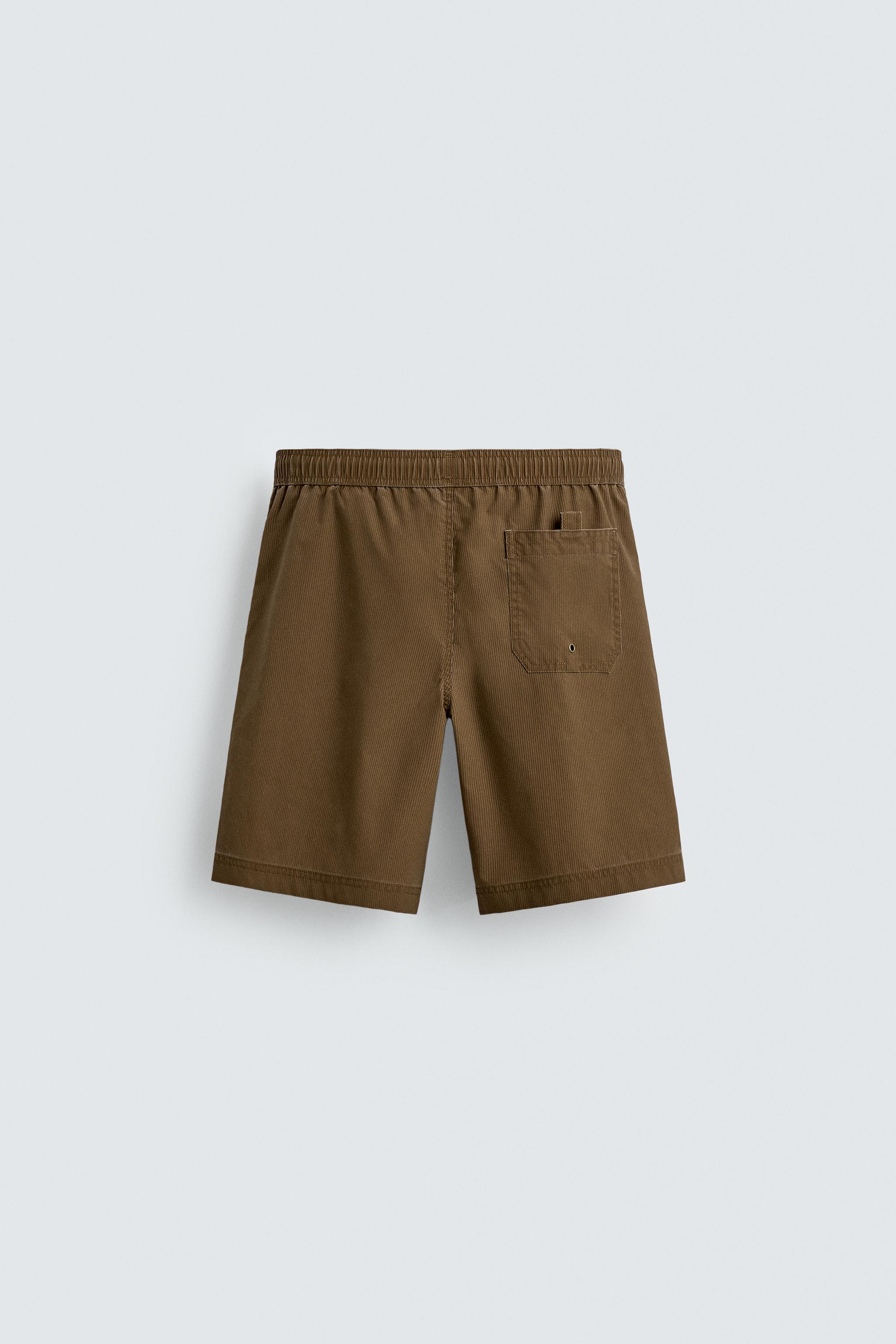 MAILLOT DE BAIN LONG À RAYURES DÉLAVÉES