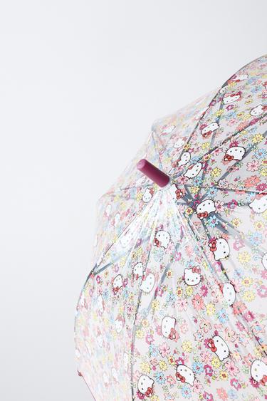 HELLO KITTY © SANRIO PRINTED UMBRELLA - Raspberry by Zara - Image 3