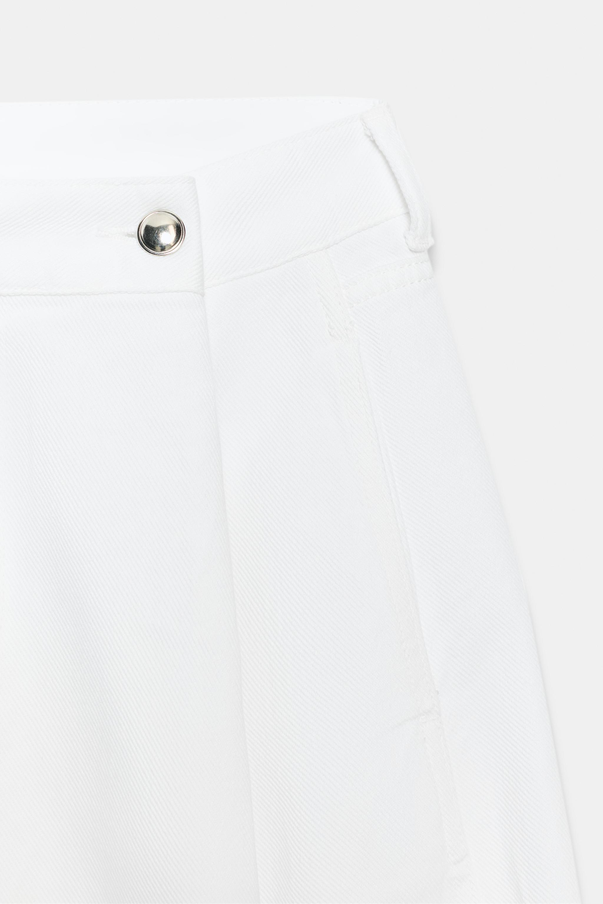BERMUDA LONGUE Z1975 EN DENIM À BOUTONS