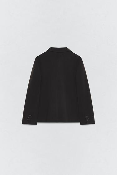 SOSHIOTSUKI x ZARA DOUBLE-BREASTED SUIT BLAZER - Brown / Taupe by Zara - Image 3