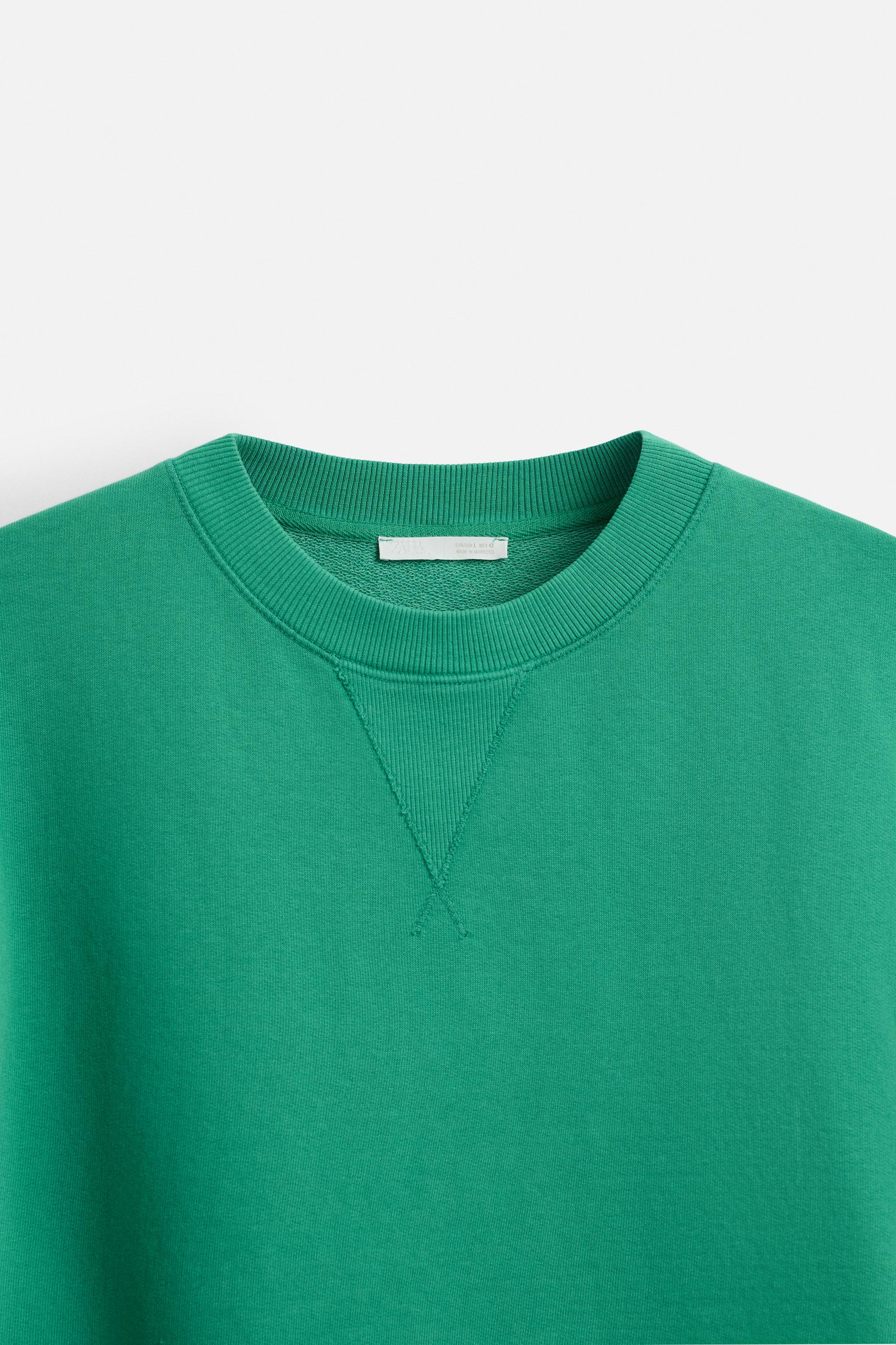 安心★関税込み★ZARA★WASHED CREW NECK SWEATSHIRT 安心☆関税込み☆ZARA☆WASHED CREW NECK SWEATSHIRT WASHED