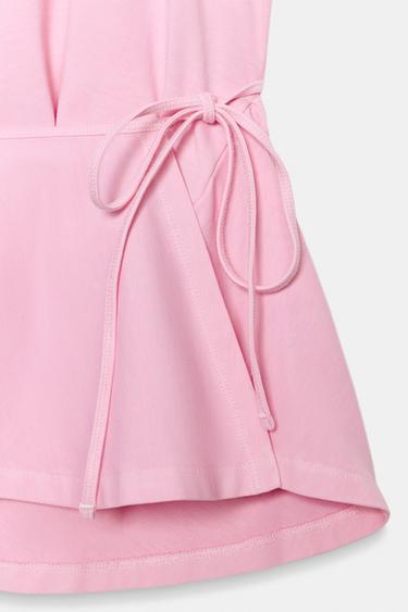 HALTER TOP WITH WAISTBAND - Pink by Zara - Image 7