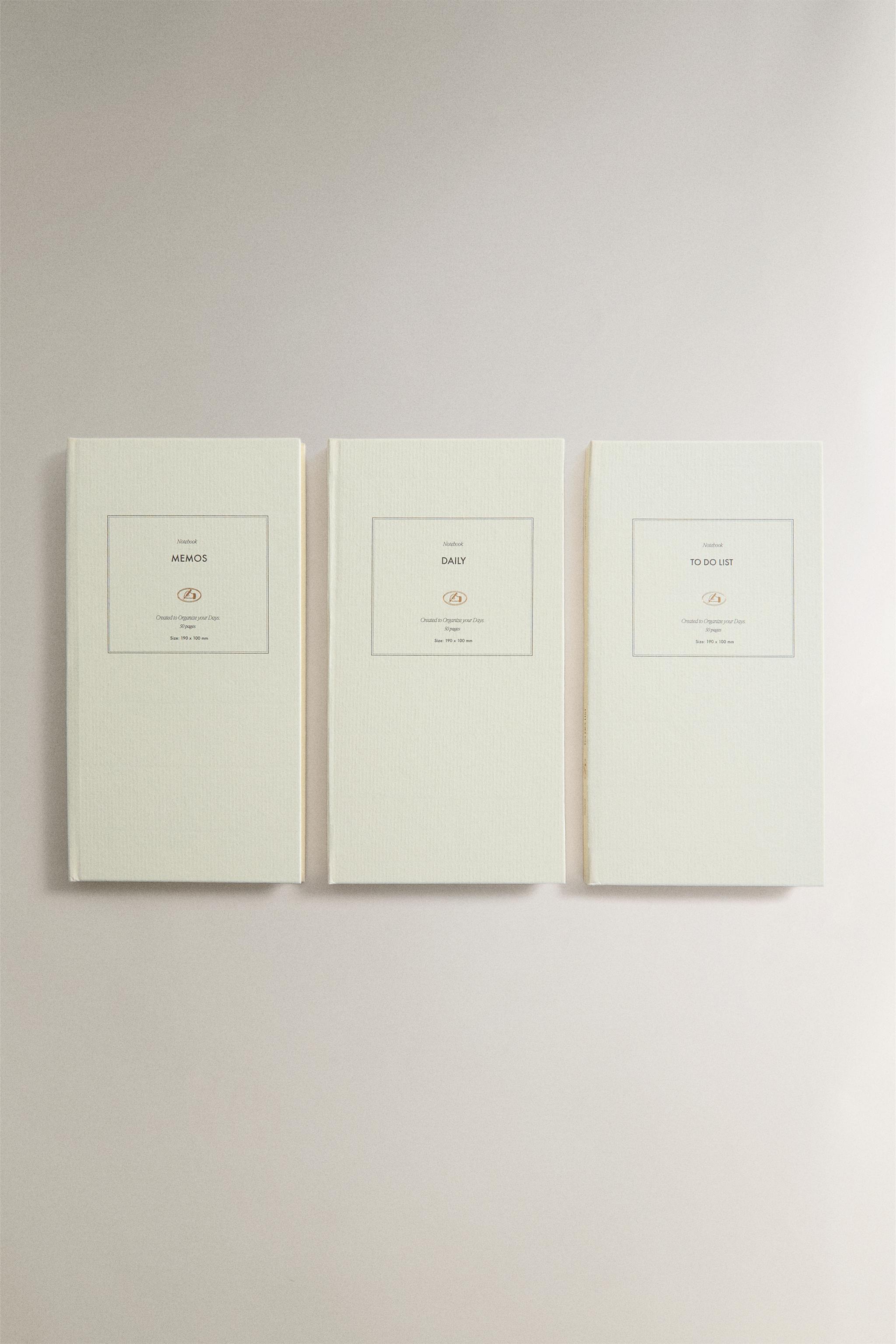 Zara TASK NOTEBOOK PACK (PACK OF 3)