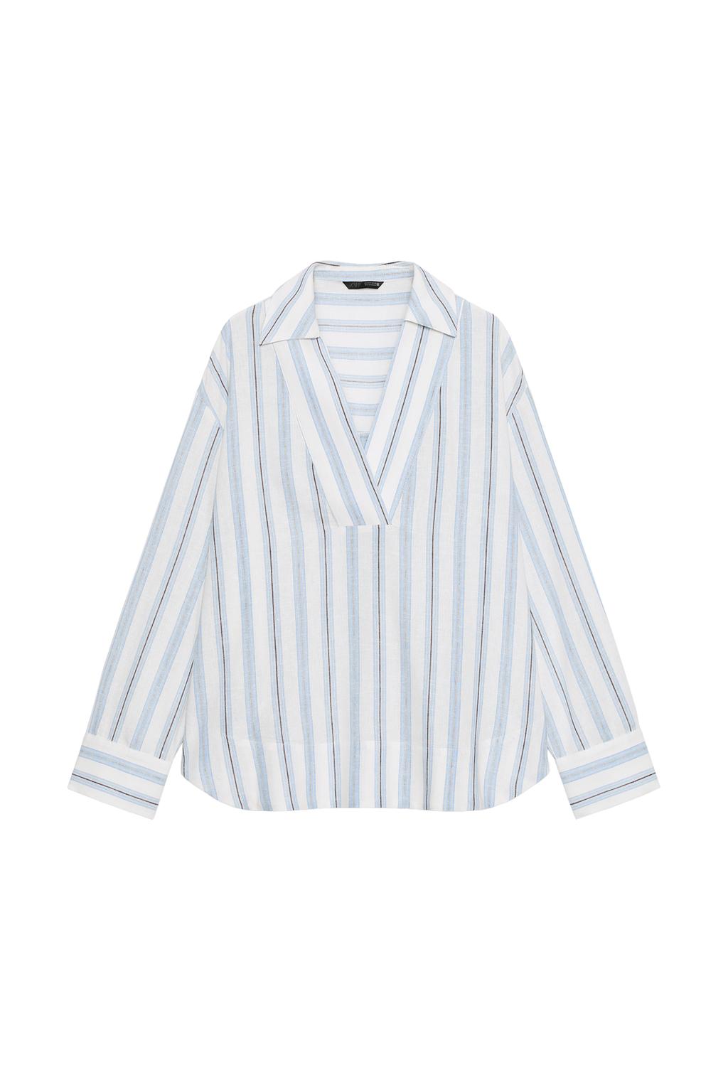STRIPED PRINT BLOUSE - image 3