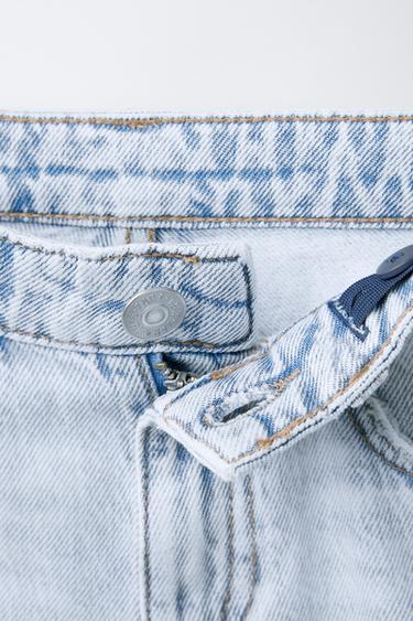 RIPPED DENIM BERMUDA SHORTS - Blue by Zara - Image 2
