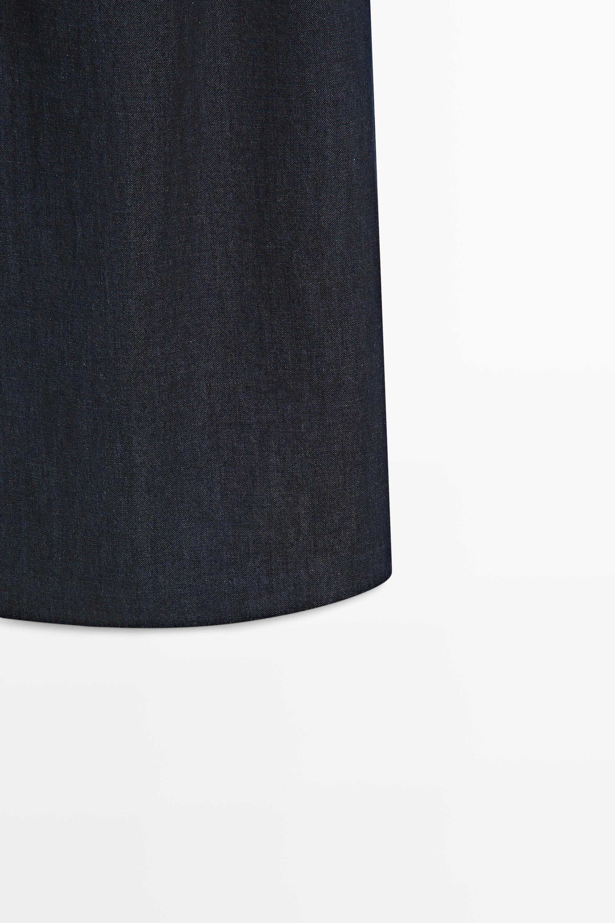 Denim mini dress