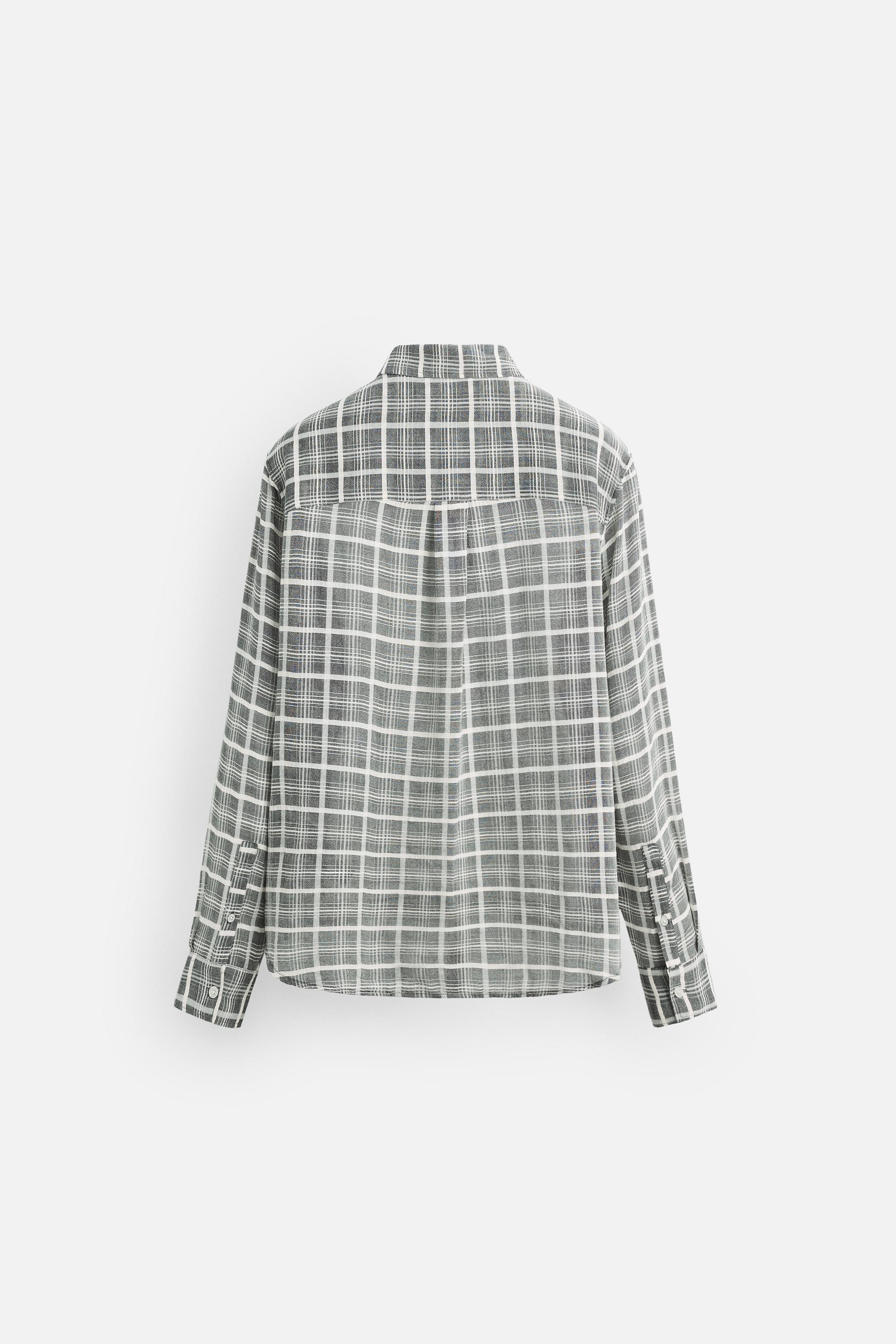 定価¥29,200 セラビ新品❗️シャツ、チェック セール】新色追加！/チェック柄シアーシャツ（シャツ/ブラウス