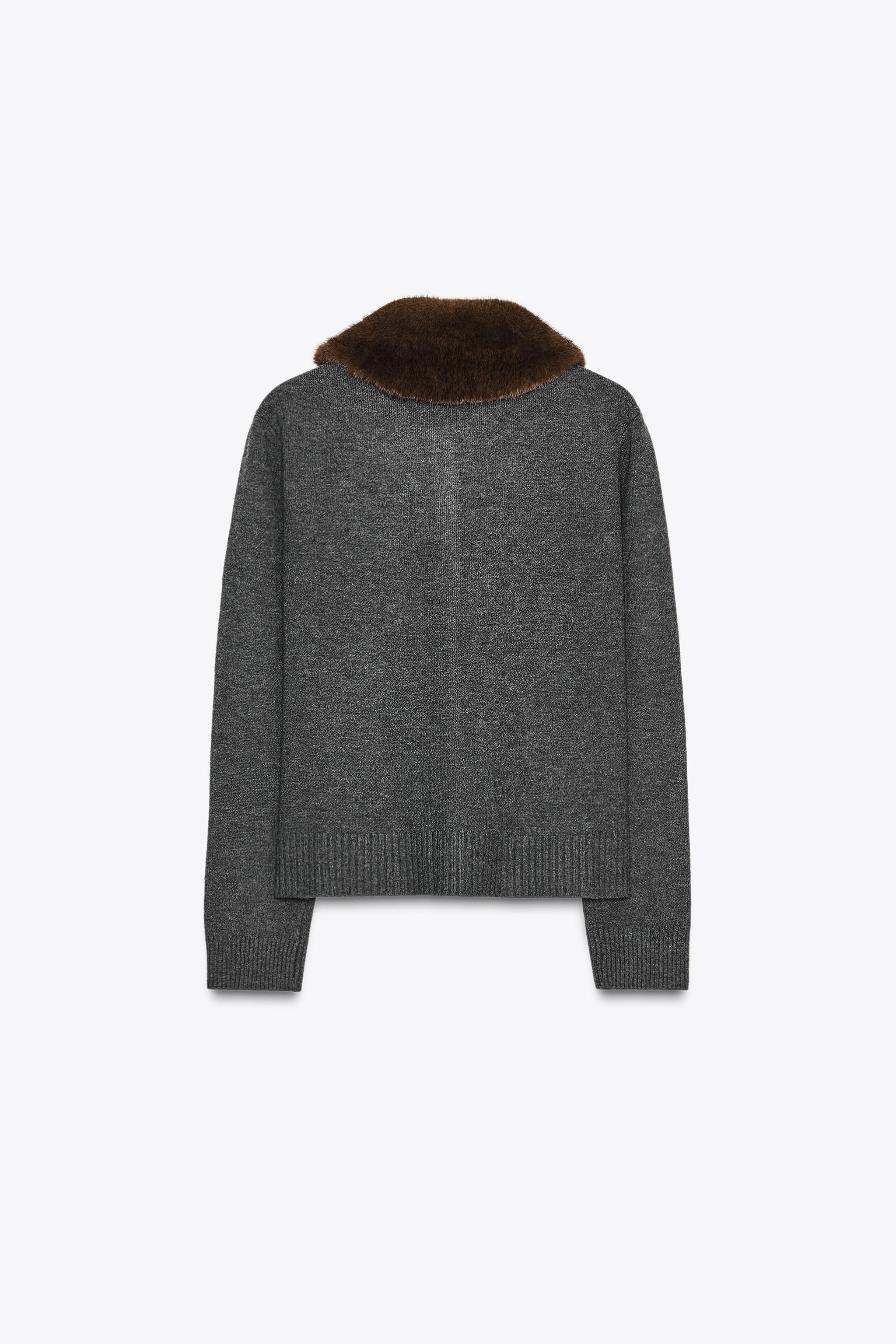 新品　Zara ファー　カーディガン　ジャケット　サイズ　M m54553318735_1.jpg?1678250776