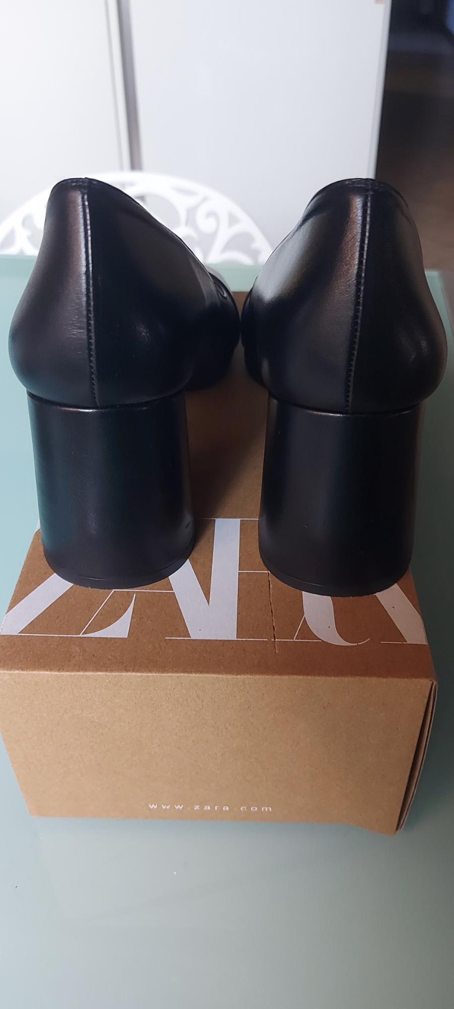 SCARPE CON TACCO IN PELLE - Image 2