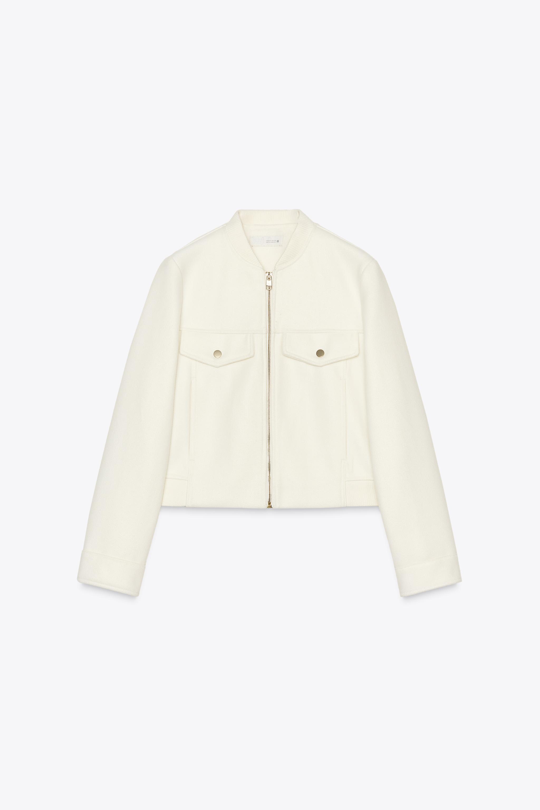 【ZARA】ペプラムフェイクレザーブレザー エクリュ 2126/872/712 02126872712-e2.jpg?ts=