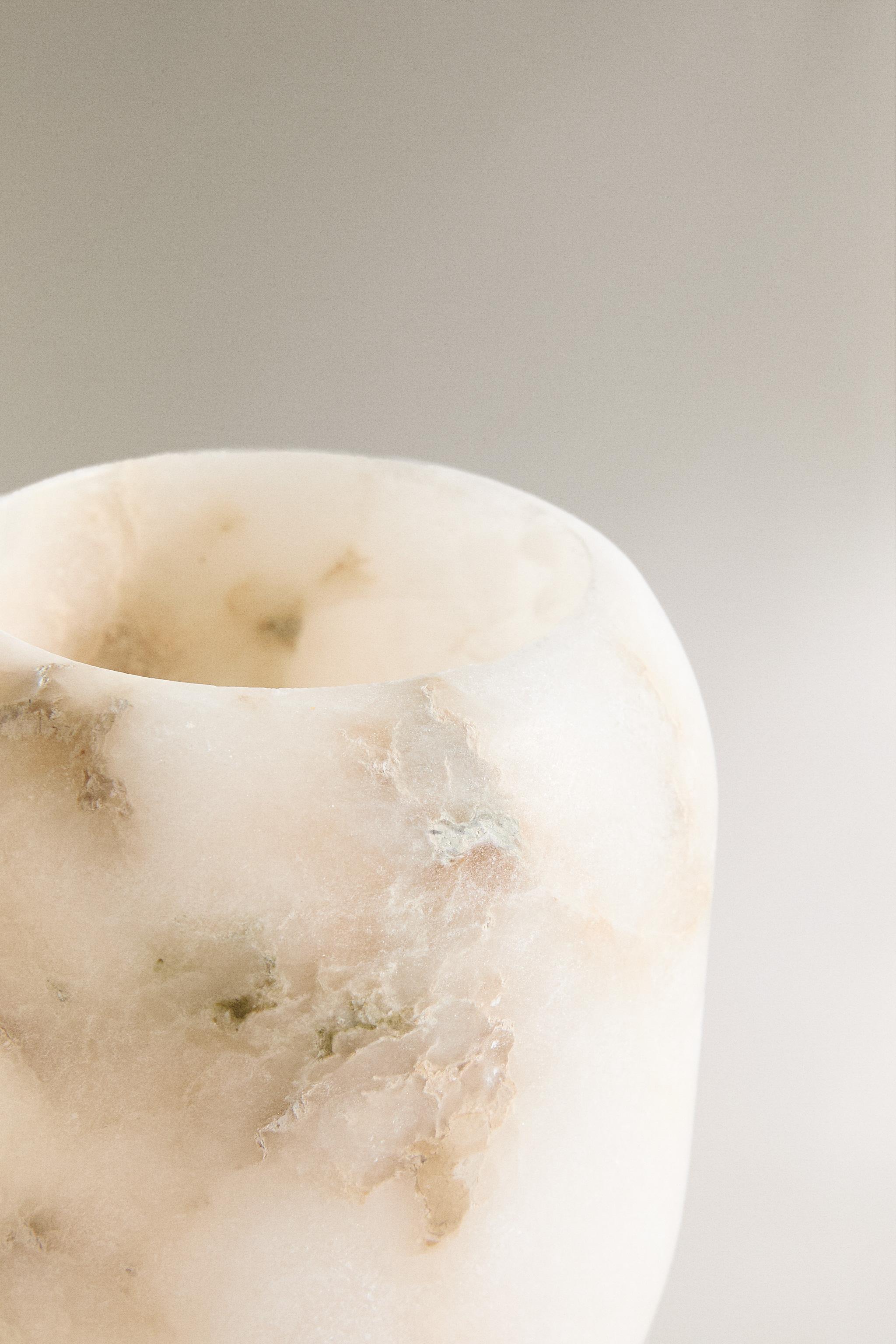 ALABASTER TEALIGHT HOLDER