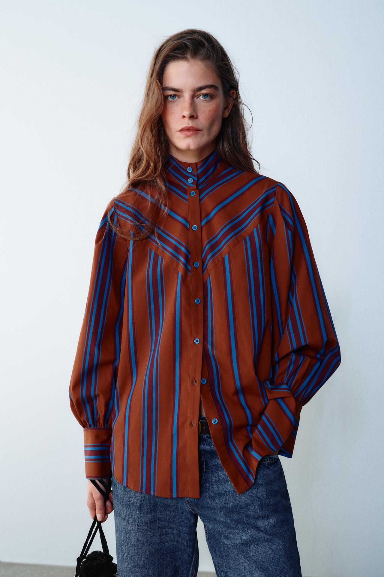 STRIPED SHIRT — Multicolored