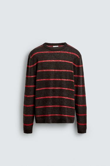STRIPED WOOL JUMPER - striped by Zara
