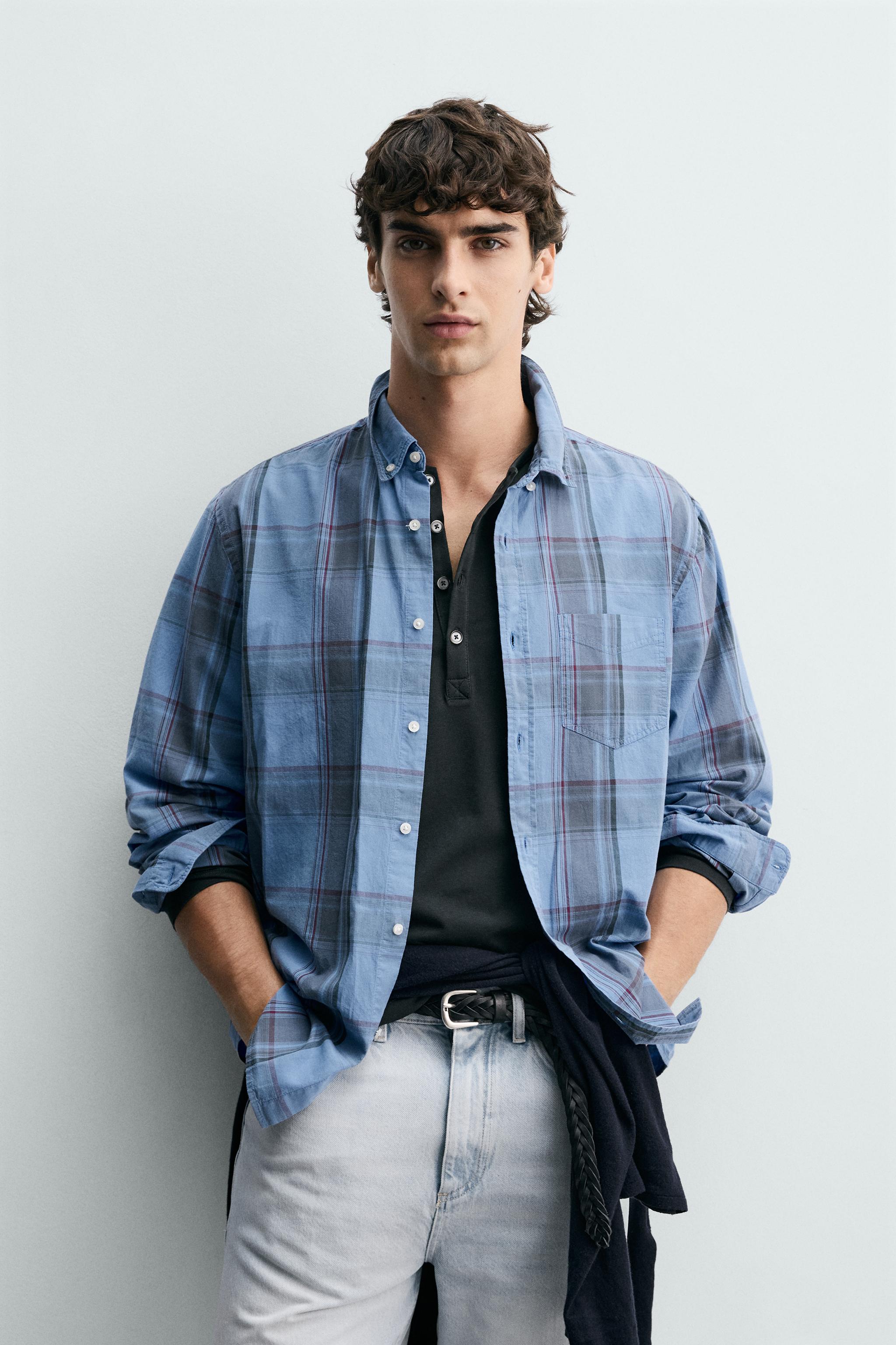 REGULAR FIT PLAID SHIRT